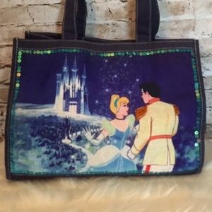 *SOLD Disney Cinderella embellished totebag - HTF!